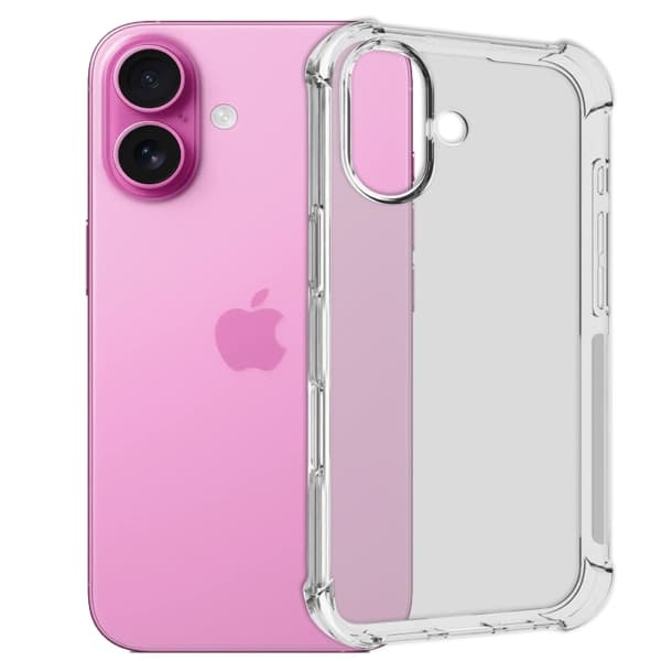 iPhone 16 Deksel - Ekstra Støtsikkert og Slitesterkt Gjennomsiktig