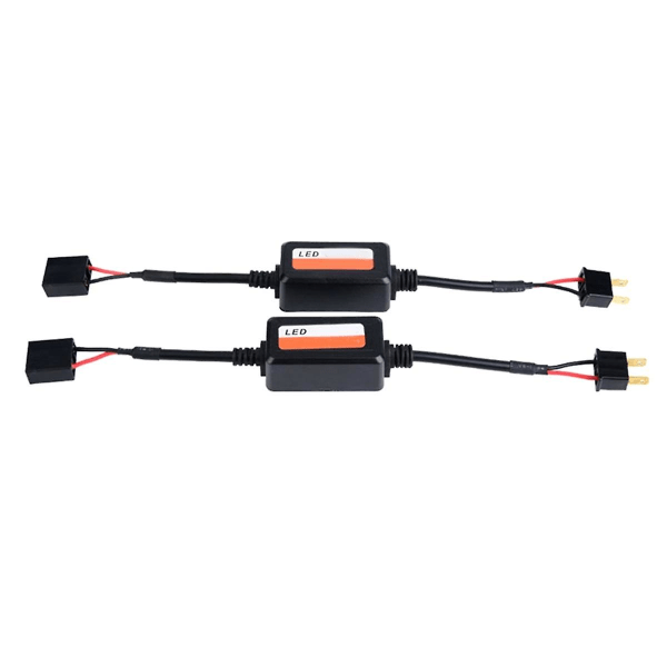 Pakke H7 Automotive Lastmotstand Feil Eliminator LED Dekoder Canbus Trådløs Lysadapter