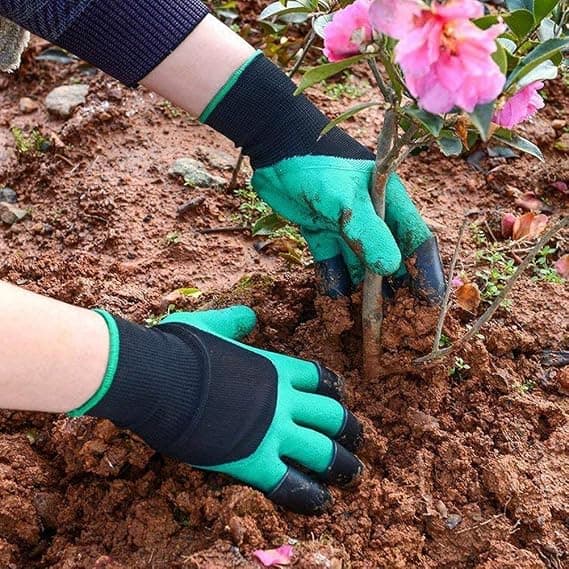 Havehandsker, velegnede til plantning, havehandsker klo bedste havegave
