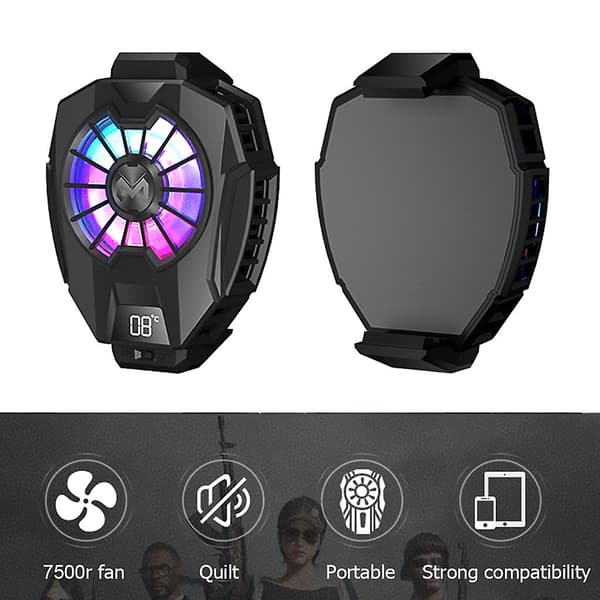 Ny Hot Tablet Telefon Køler Bærbar Køleventilator Mobiltelefon Køler