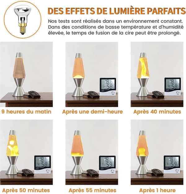 25W E14 Lava Lamp Bulb R39 Reflector Bulb 25W E14 R39 Lava Lamp Bulb (4pcs) [Energy Class A++]
