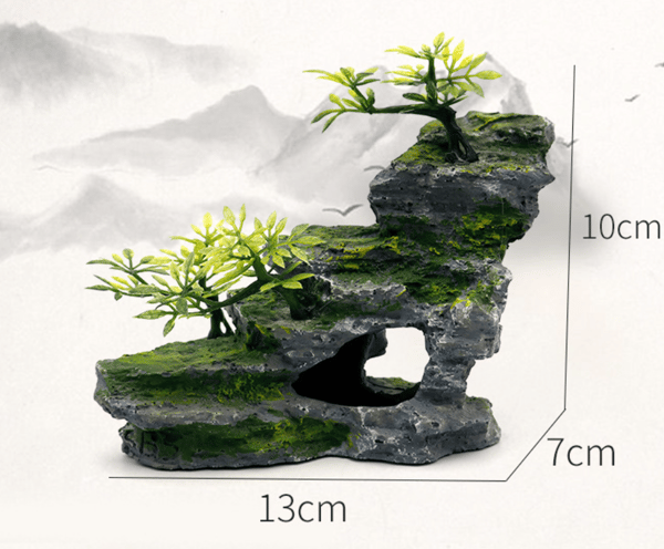 1 st Harts Stenparti Akvarium Landskapsakvarium Dekor