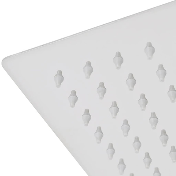 vidaXL Dusjhode til takdusj, rustfritt stål 30x40 cm rektangulær Silver silver
