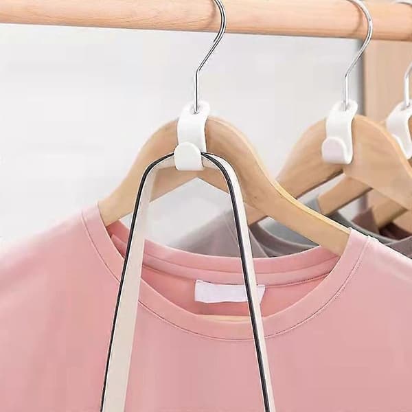 50x Hanger Hooks For Hangers, Space-Saving And Wardrobe Organizer, Blue Hanger Blue Blue