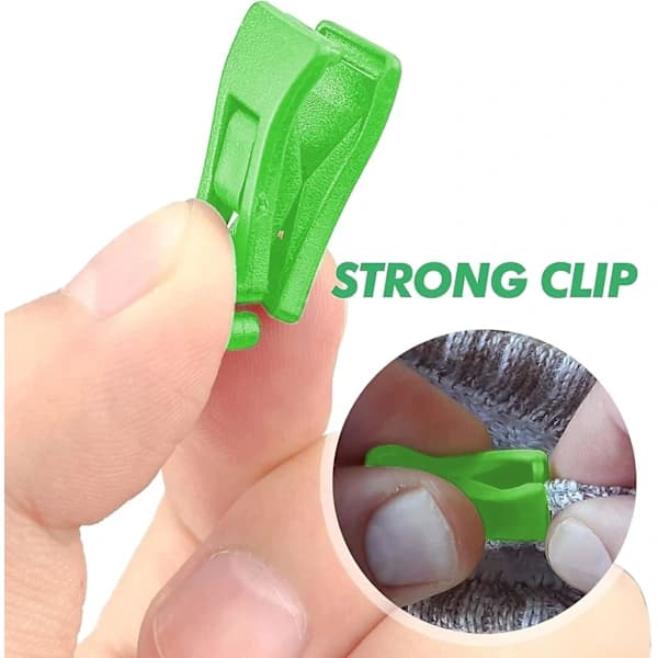 Sock Clips for Washing Machine 40 Pcs with Hooks, Compatible with Dryer, A