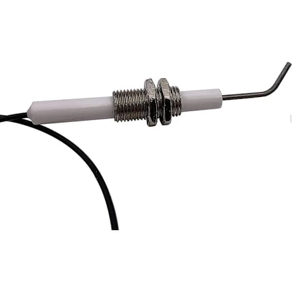 Piezo Push Button Igniter Kit, Ceramic Threaded Spark Plug Cable and Ignition Electrodes for Gas Grill BBQ 30cm, 2-Pack