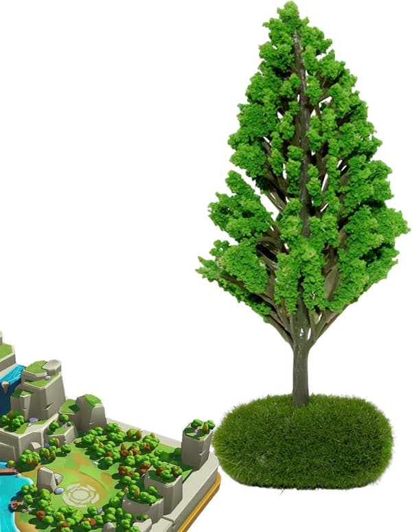 Miniatyrlandskapstrær | kunstig jernbanelandskapstre -