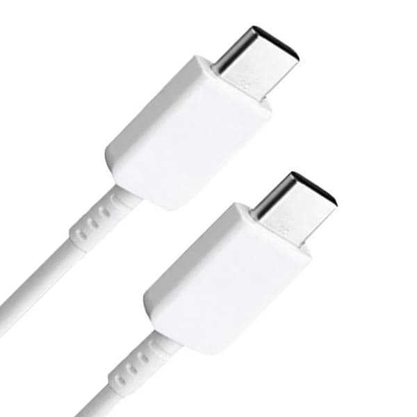 Typ C - Typ C -kaapeli PD-pikalataus Joustava C-tyypin datakaapeli Androidille Note 10 -puhelimelle 1 m Valkoinen_tfrf