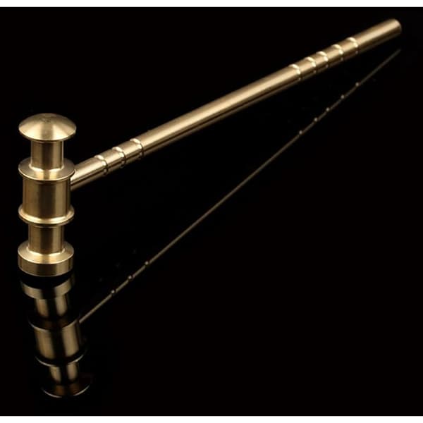 Højkvalitets messing L150mm solid hammer DIY til håndhammer urreparation hammer læderhammer håndværktøj dele