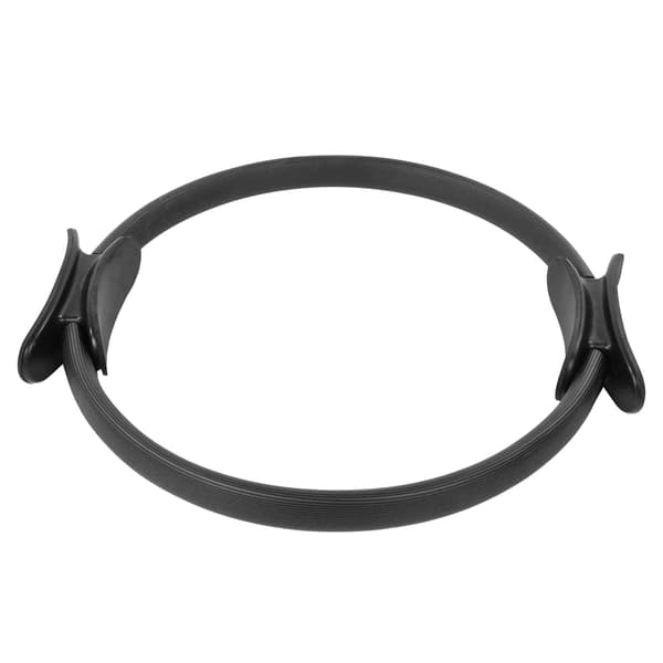 Yoga Ring Training Fitness Double Handle Exercise Circle Home Workout Equipment Black