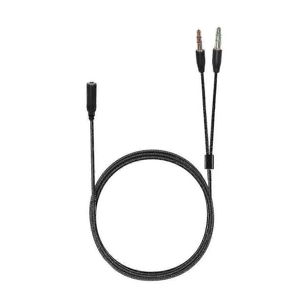 For Razer hodetelefon lydkabel hodetelefonadapter splitter headset mikrofon for Razer Electra/Kraken