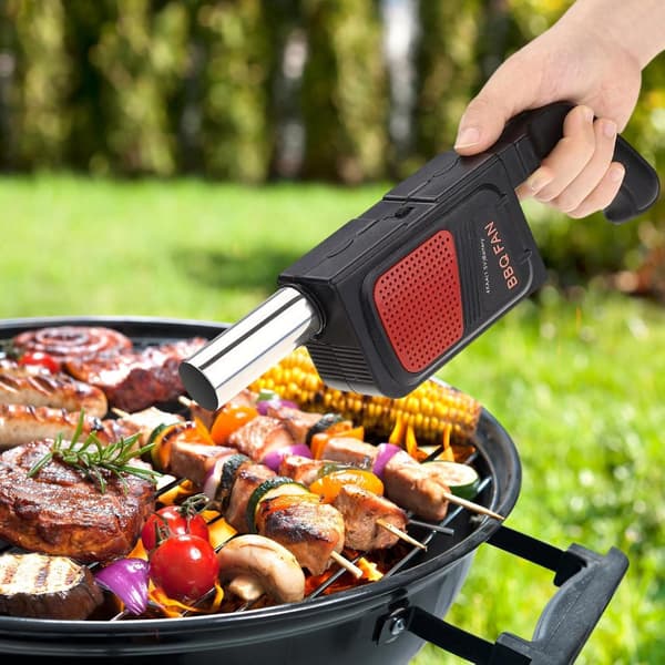Elektrisk Ildblæser, Bærbar Udendørs Grillblæser, Elektrisk Håndholdt Grillblæser