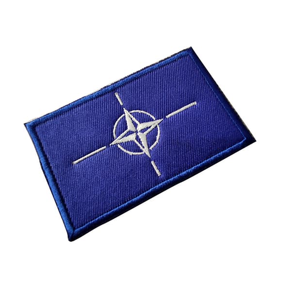 15-pak Nato-flag stofmærke broderet lap velcro (1)