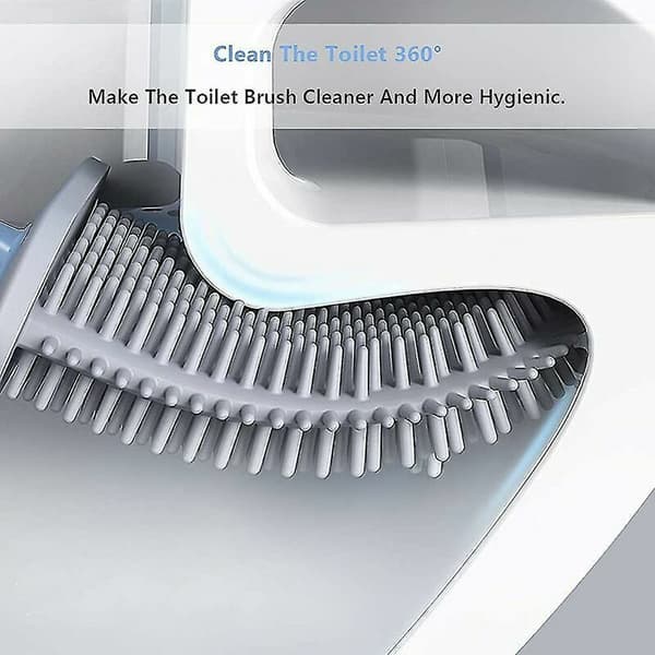 Silikoninen WC-harja WC-harja seinäkiinnityksellä silikonisten WC-harjojen ripustamiseen
