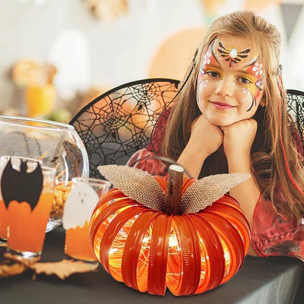 Mikibo Halloween Pumpkin Decorations - Thanksgiving Table Decoration