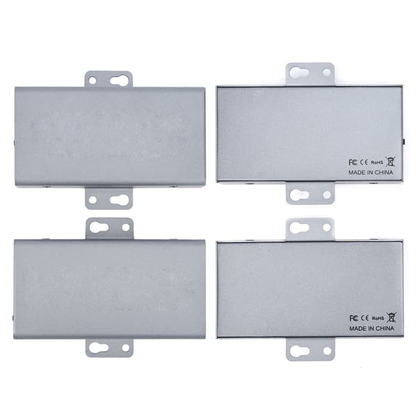High-Definition Multimedia Interface Extender Kompatibel Sender/Mottaker med Adapter for Signaforlengelse 110-240V UK-plugg