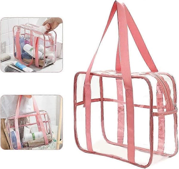 Transparent Bag, Clear Cosmetic Bag, Transparent Bag Large Capacity