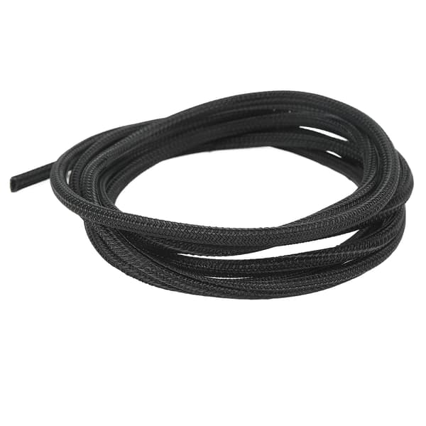 5mm/0.2 inch Black Cord Protector Self-Wrapping Cable Sleeve High Temperature Resistant Cable Sheath for RV Boat 7.5m/25ft