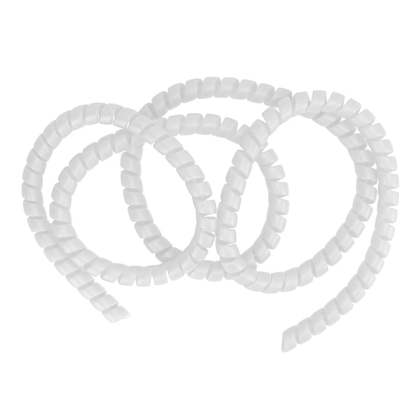 Scooter Universal Spiral Cable Wire Wrap Plastic Spiral Brake Line Wrap for M365 Pro Electric ScoooterWhite