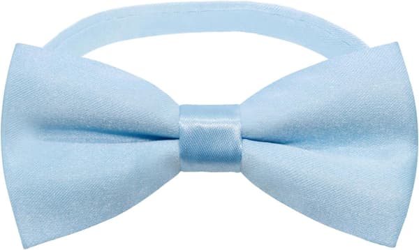 Sløyfe for gutter, ferdigknyttet, justerbar, ensfarget, for småbarn, jenter, baby, himmelblå - Sky Blue