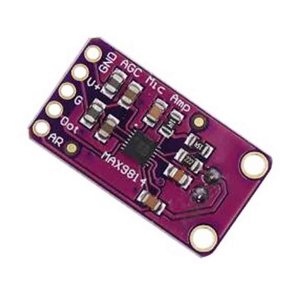 5 STK MAX9814 AGC forsterkermoduler CMA-4544PF-W mikrofon -