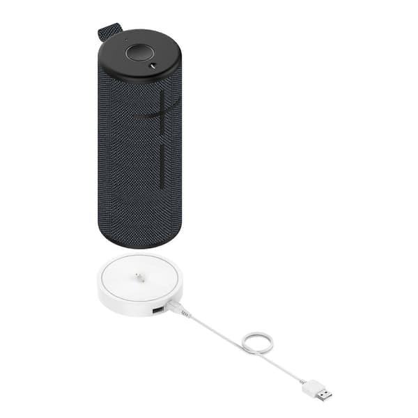 Ladestation Højttalerdocka 1M Kabel til Ultimate Ears Boom 3 Megaboom 3 Blast Hvid White