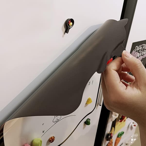 Magnetisk kalender til køleskab, notesblok 40 x 30 cm til madplanlægning