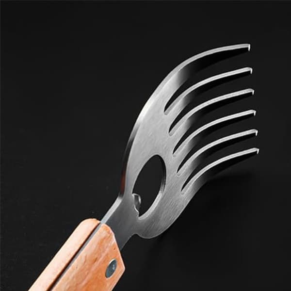 Kødkløer i rustfrit stål BBQ Shredder Bjørnekløer Kødhandler Knusergafler Pulled Pork Kylling Oksekød osv.