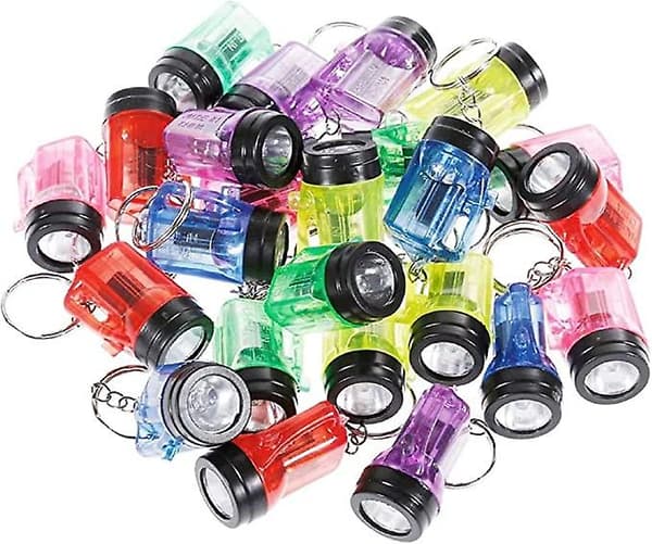 24 Mini lommelykter for barn og voksne
