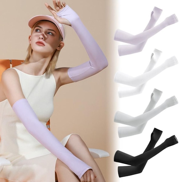 Solskyddsärmar Armskydd VIT M vit white M