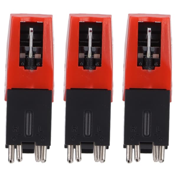 3 Pcs Turntable Needle Antique Replacement Vinyl Phonograph Stylus for Turntable LP-Aluminum