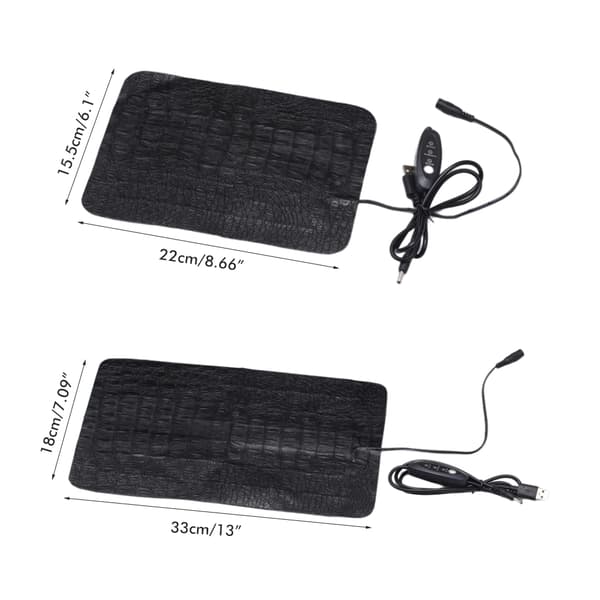 Reptile Heating Pad Scratch Resistant USB PU Heating Plate 3 Speeds Temperature Adjustment Reptile Insulation Pad