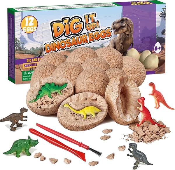 Dino-udgravningssæt til børn, dinosaurlegetøj fra 4 5 6 7 8 9 år dreng dino legetøj