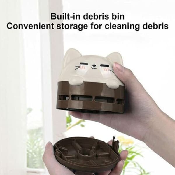 Mini Desktop Vacuum Cleaner, Mini Crumb Vacuum Cleaner, Cordless,