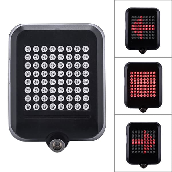Sykkellys intelligent sensing styring brems laser baklys