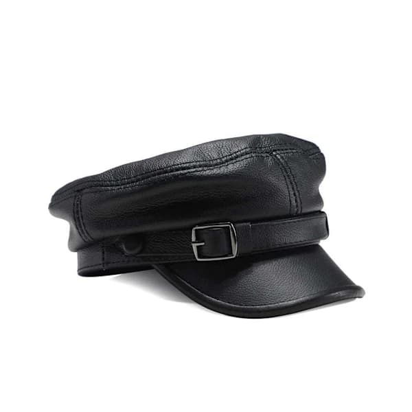 Kvinde Mand Efterår Baret Hatte Vintage Stil Kasket Hovedbeklædning Gaver Sort Medium