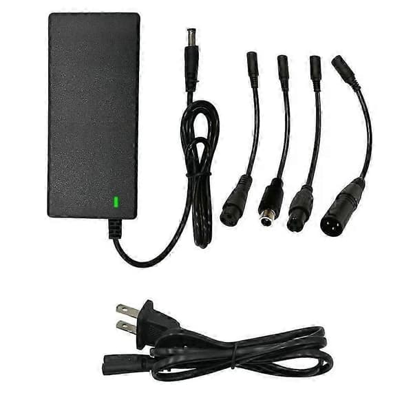 42V 2A Universell Litiumbatterilader, Balansesykkel E-sykkel Elektrisk Scooter Strømadapter, 5 Kontakter [DB] US Plugg US Plug