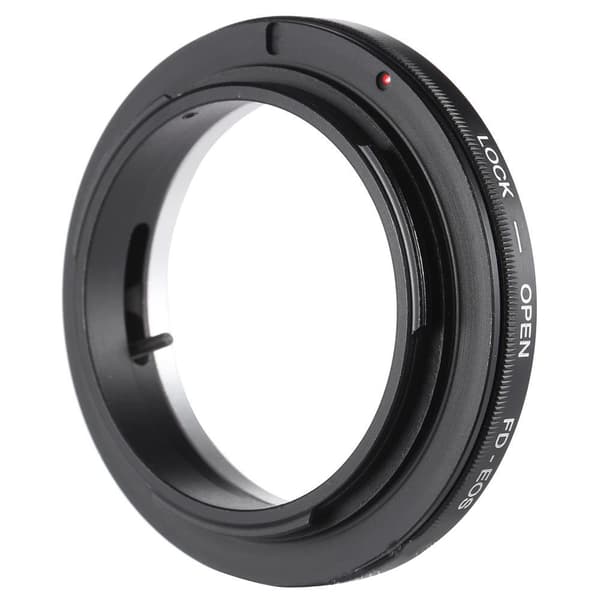 FD-EOS Adapterring til Canon FD-objektiver til Canon EOS (EF-fatning) Makroadapter i metal
