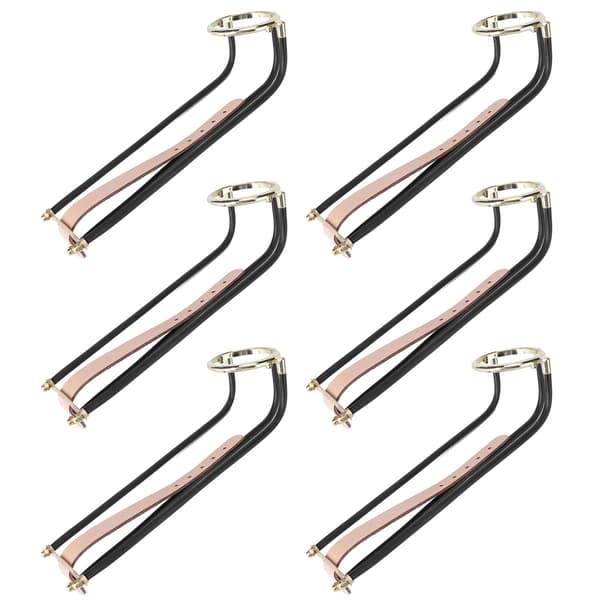 6 Pcs Billiard Table Ball Falling Rail Pocket Snooker Pool American Style Pool Bronze Brass