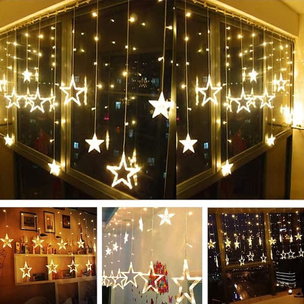 LED-verhovalaisin, valoverho, jouluverhovalaisin, joulu