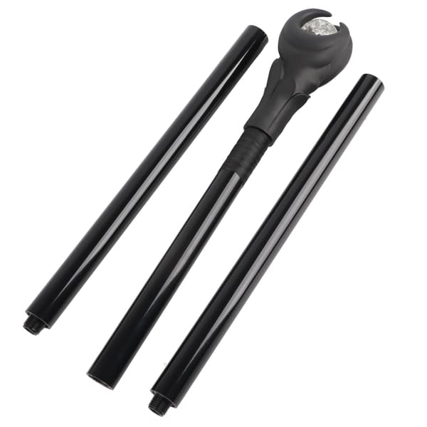 Halloween LED Evil Wizard Wand Lysende tryllestav til Cosplay Maskerade Trolddomsrekvisitter Legetøj