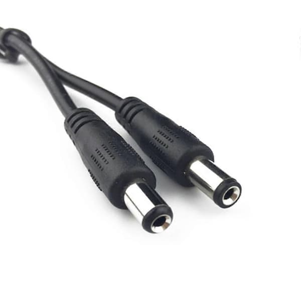 DC5.5x2.1mm Han-Han Stik Barrel Jack Strømadapter Forlængerkabel