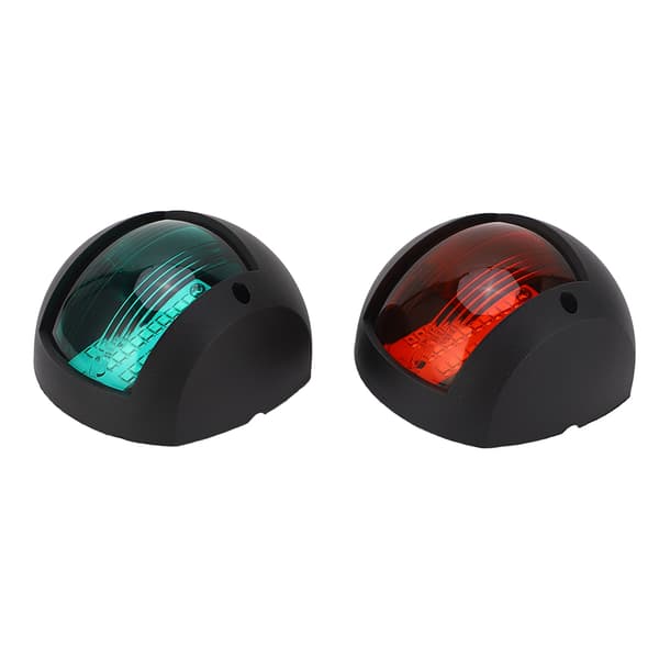 2pcs Left Red Right Green Boat Sidelight LED Weatherproof Navigation Light for Yacht Boat