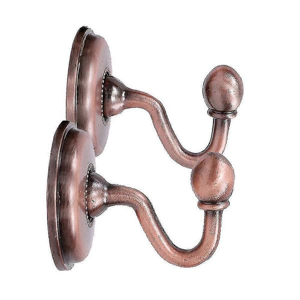 2x Metal Curtain Holders Wall Mount Tie Back Hooks Hanger Window Curtain Hooks