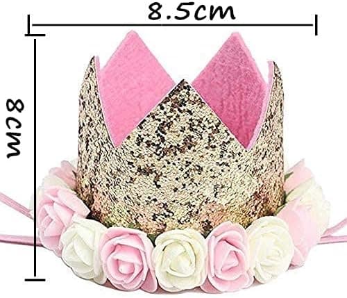 Babykrona, 1 års fødselsdag, prinsessekrone