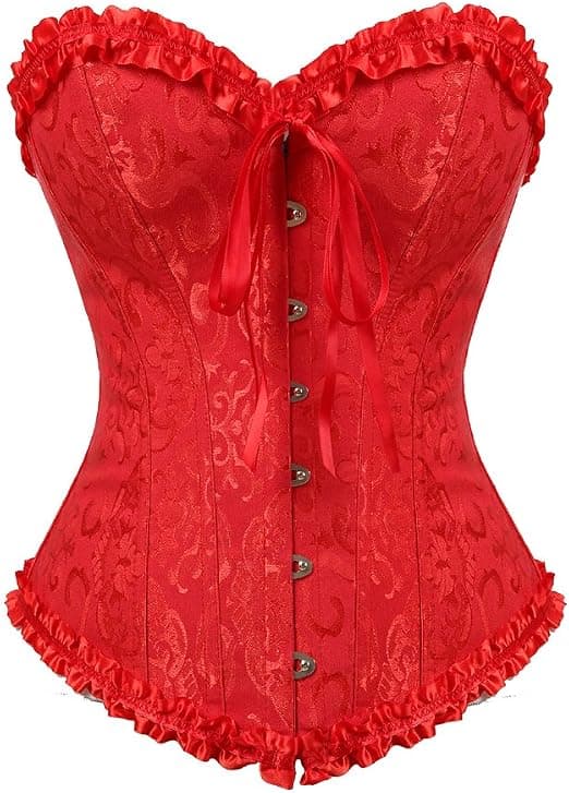 Kvinners Snøring Bak Elegant Blomstret Korsett for Kvinner Undertøy Bustier