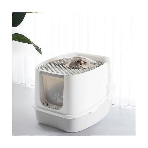 Cat Litter, Cat Litter Boxes for Cats with Litter Scoop, Easy-to-Use Litter Boxes