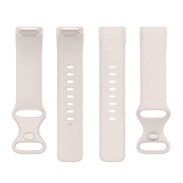 Fitbit Charge 6 / 5 xDfind silikoniranneke [DB] Moon White L Moon White L
