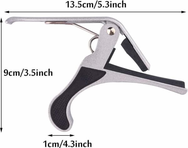 Gitar Capodaster - Capo - Gitar - Elektrisk - Akustisk - Aluminium - Grønn
