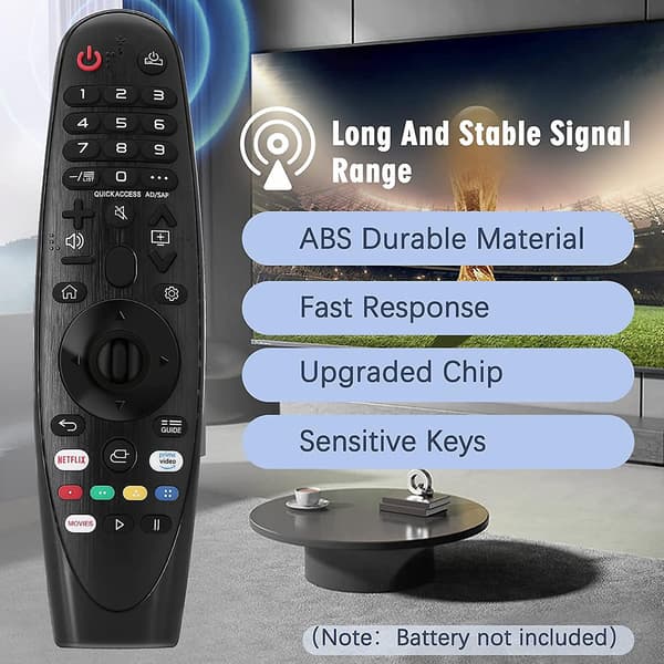 LG AN-MR20GA Universal Remote Control for LG Smart TV with Netflix and Amazon Video Compatibility